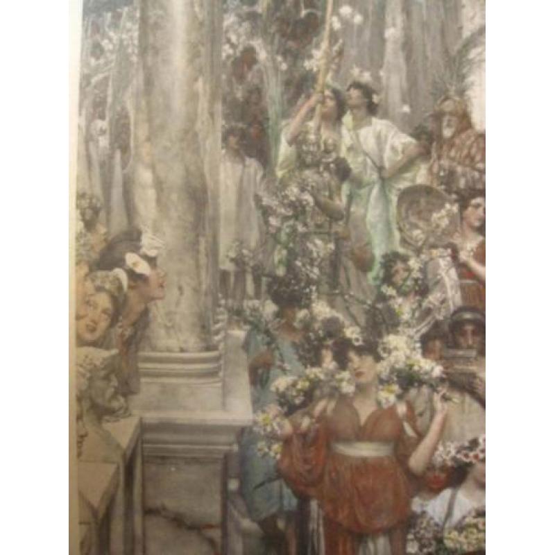 Alma-Tadema: antieke fotodruk SPRING. Photogr. Gesellschaft