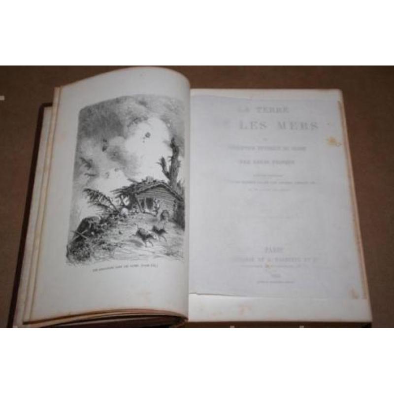 La Terre et les Mers - Antieke uitgave 1864 - vele gravures!