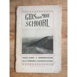 Gids van mooi Schoorl ca 1910 met kaart en vele fotos