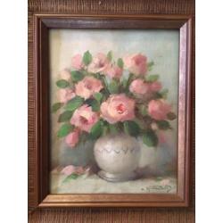 Harrie koolen stil leven schilderij 20x25