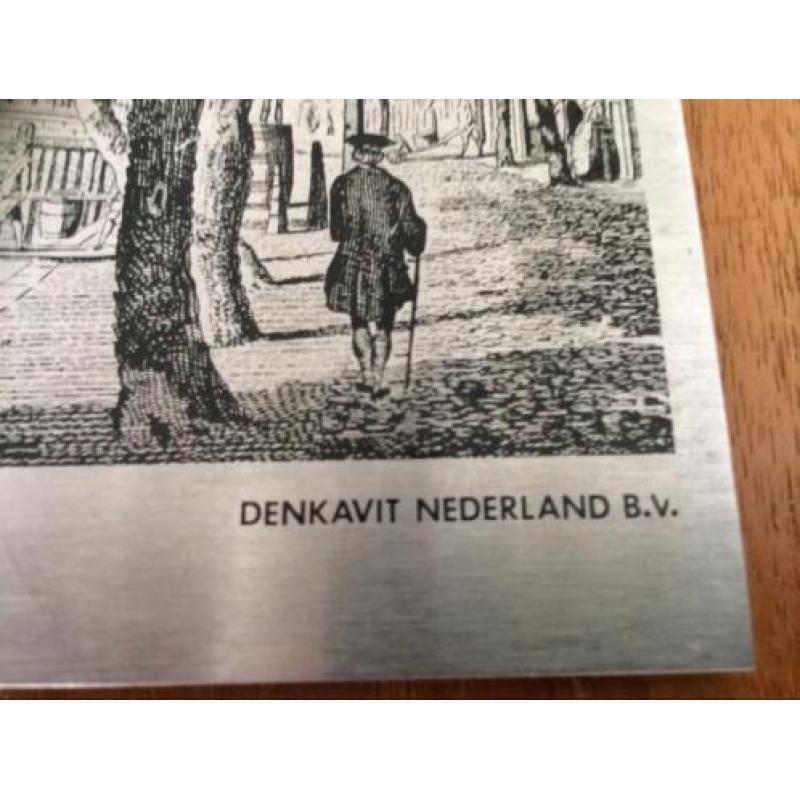 De Westerkerk en Vleeshal 1760 Amsterdam antieke druk