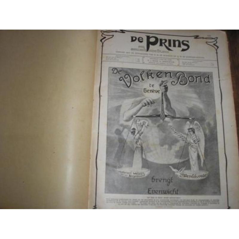 1925, Geïllustreerd weekblad De Prins, met o.a. stormramp