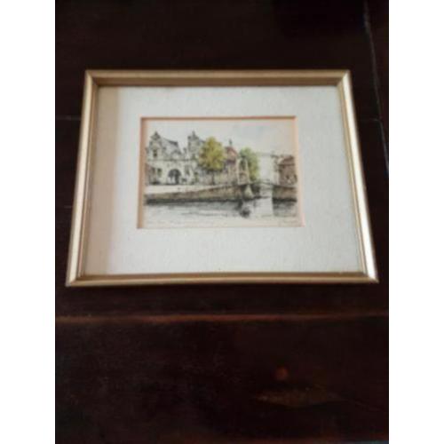 zierikzee n.havenpoort aquarel