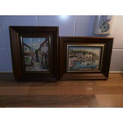 2 aparte schilderijtjes .