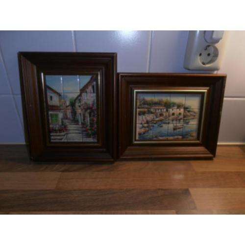 2 aparte schilderijtjes .