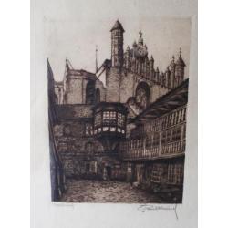 Tekening gemaakt door Paul Preisel van Kapellenhof