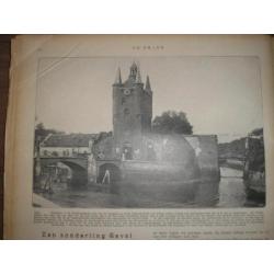 1925, Geïllustreerd weekblad De Prins, met o.a. stormramp
