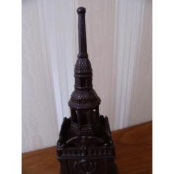 Spaarpot gietijzer tower bank cast iron amerika anno 1910