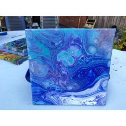 Unieke acryl schilderijen in meerdere kleuren!