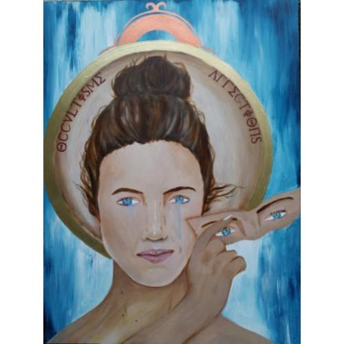 Schilderij eigen werk kunst portret