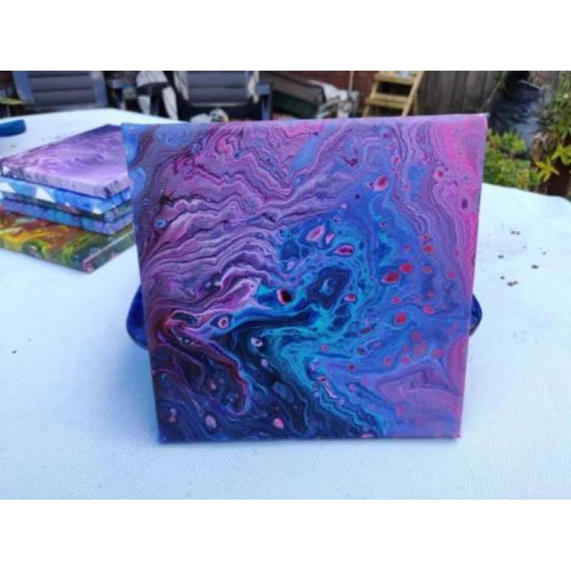 Unieke acryl schilderijen in meerdere kleuren!