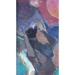 ====WIM BOSMA 1902-1985==vodoo==kubistisch abstract===