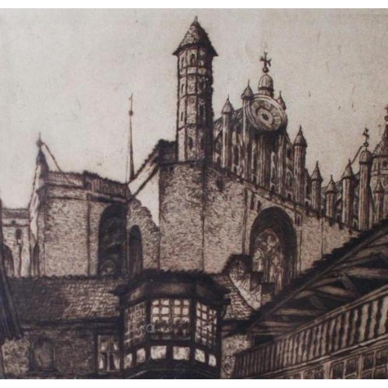 Tekening gemaakt door Paul Preisel van Kapellenhof