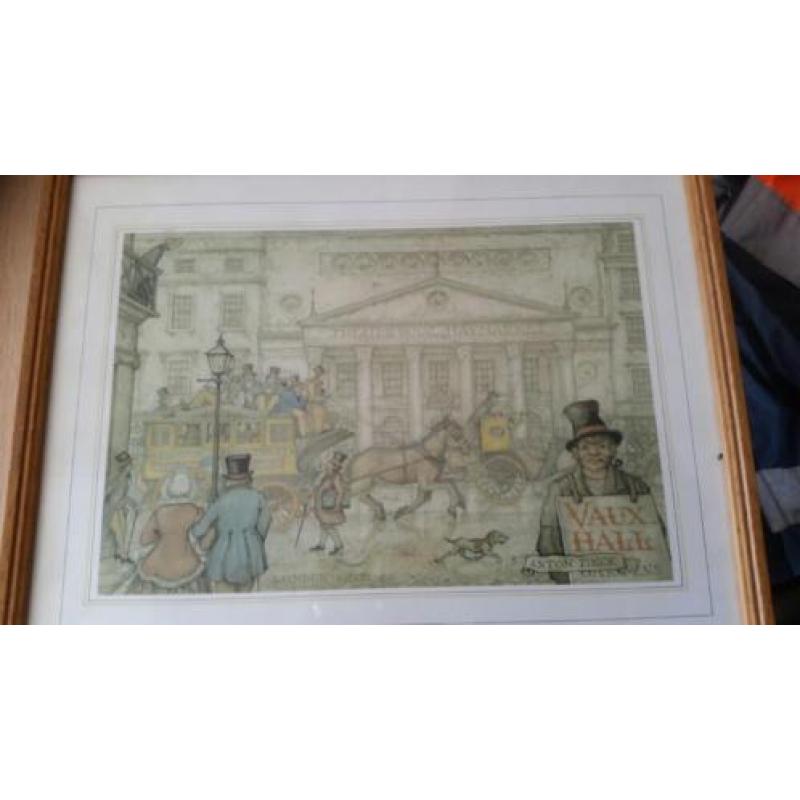 2 anton pieck schilderijtjes