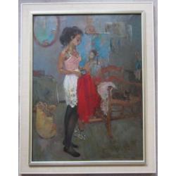 =model in het atelier ====Harry Maas 1906-1982===uit 1964==