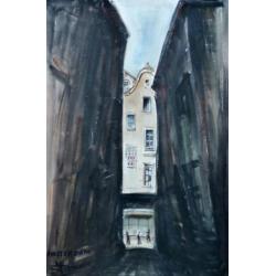 Jacques Mels - Aquarel: Amsterdam