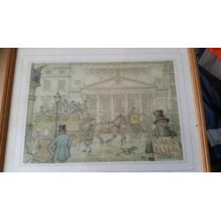 2 anton pieck schilderijtjes