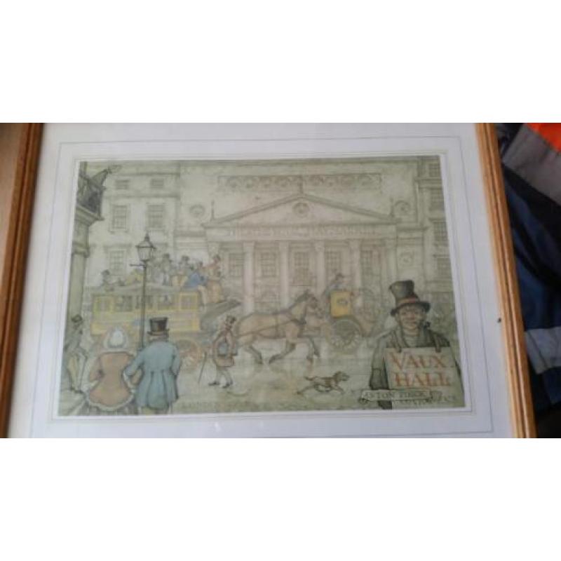 2 anton pieck schilderijtjes