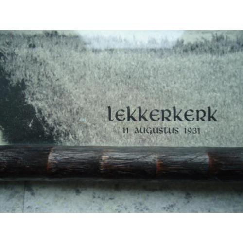 1931schepen op de Lek bij Lekkerkerk gigantische Fotolitho