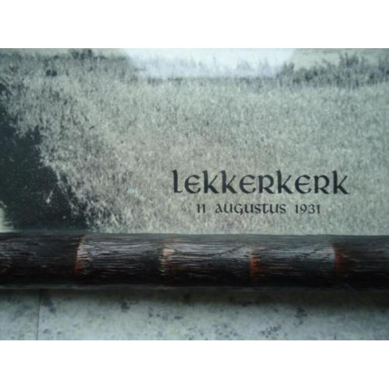 1931schepen op de Lek bij Lekkerkerk gigantische Fotolitho