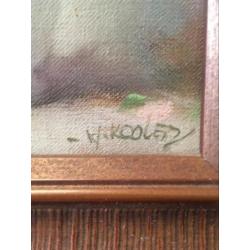 Harrie koolen stil leven schilderij 20x25