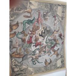Harmonia  atlas met 7 verschillende sterrenkaarten en sterre