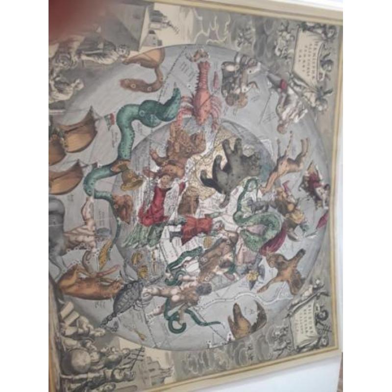 Harmonia  atlas met 7 verschillende sterrenkaarten en sterre