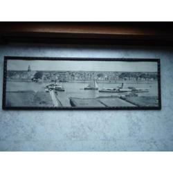 1931schepen op de Lek bij Lekkerkerk gigantische Fotolitho