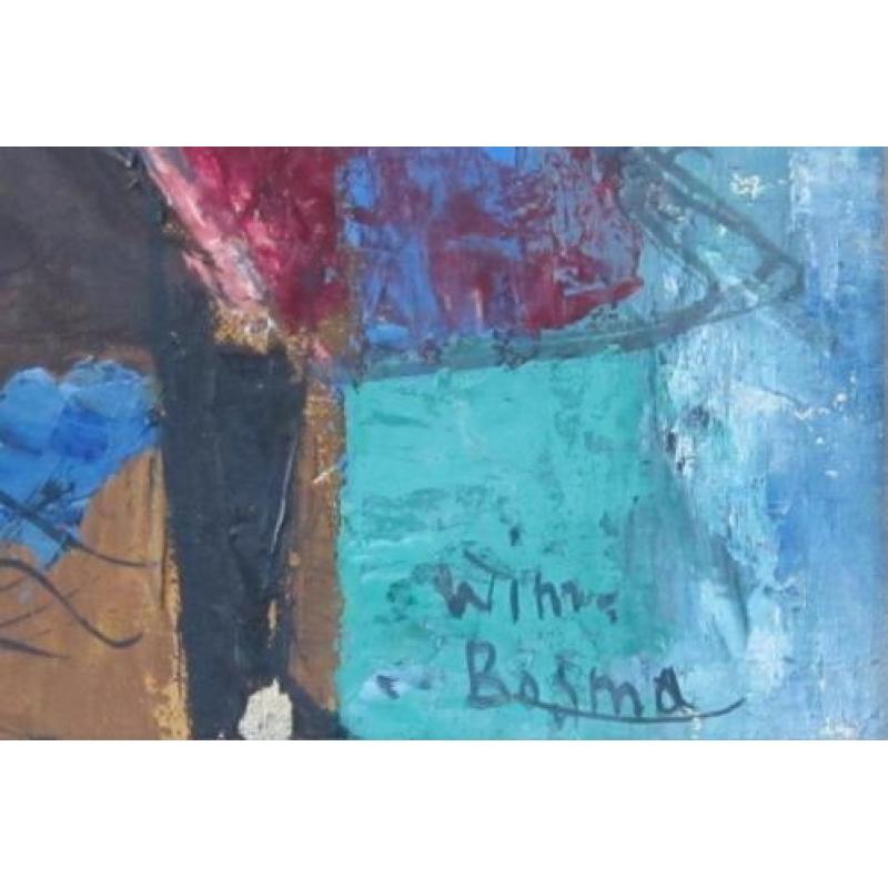 ====WIM BOSMA 1902-1985==vodoo==kubistisch abstract===