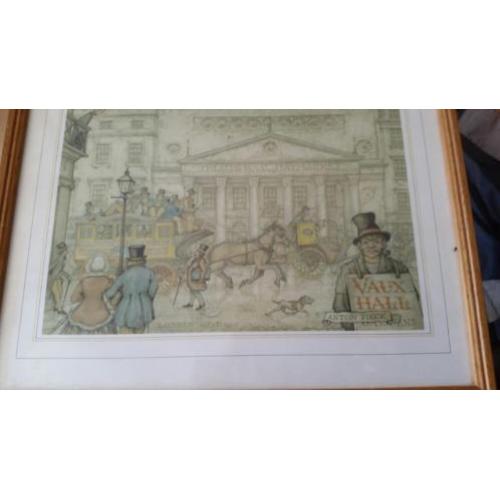 2 anton pieck schilderijtjes