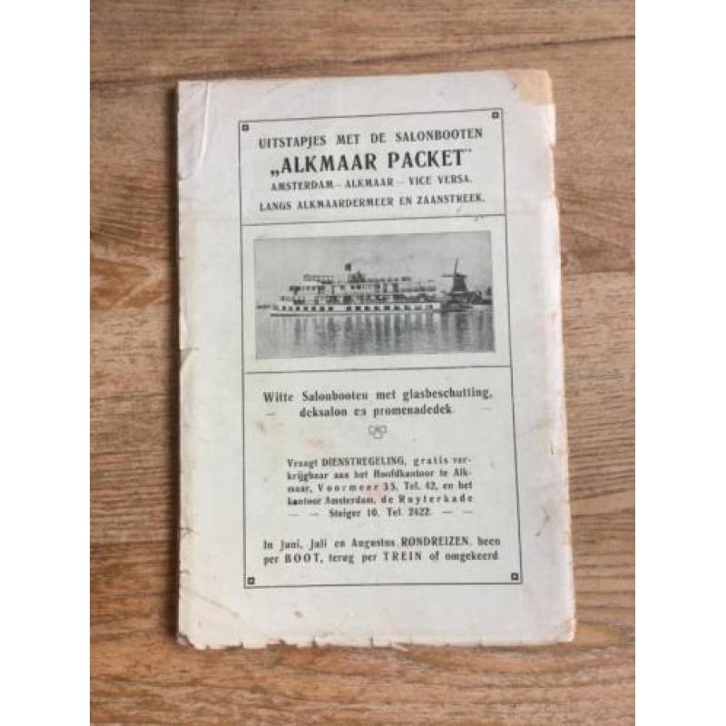 Gids van mooi Schoorl ca 1910 met kaart en vele fotos