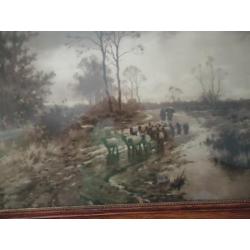 Heide schapen herders ect. +/- 1900