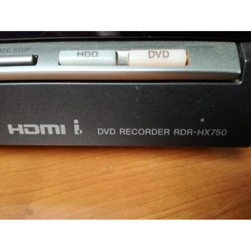 SONY RDR-HX750 (dvd recorder)