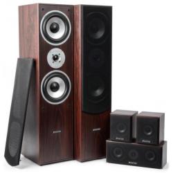 SkyTronic Complete 5.1 Walnoot Home Cinema Set met 8" Subwoo