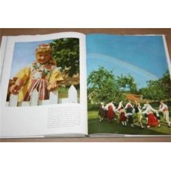 Oud fotoboek van Zweden - 1954 !!
