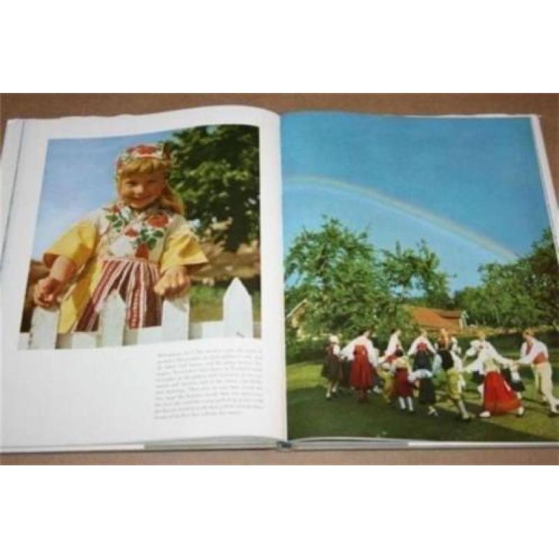 Oud fotoboek van Zweden - 1954 !!