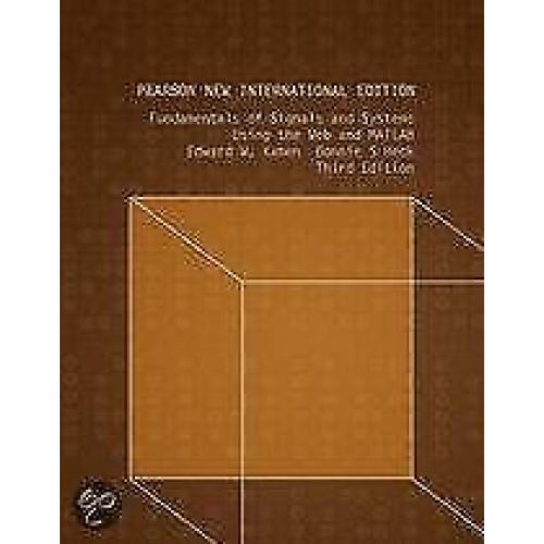 Fundamentals of Signals and Systems Using the 9781292025988