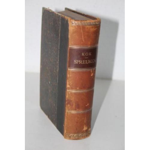 Salomo's Spreuken gerangschikt en verklaard (1895-1898)