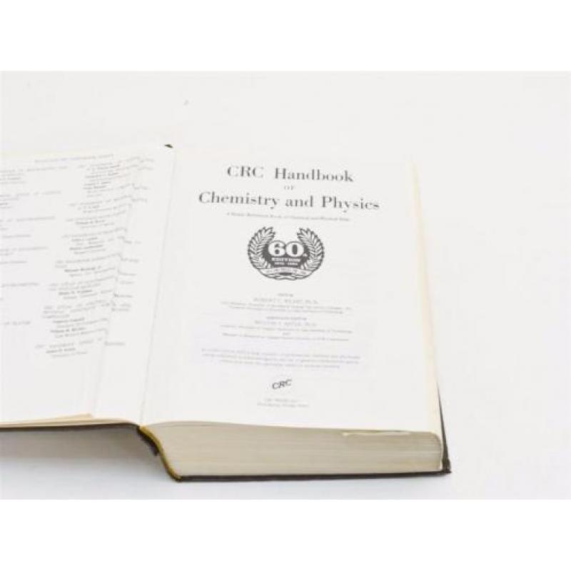 Handbook of Chemistry and Physics 60 editie 76863