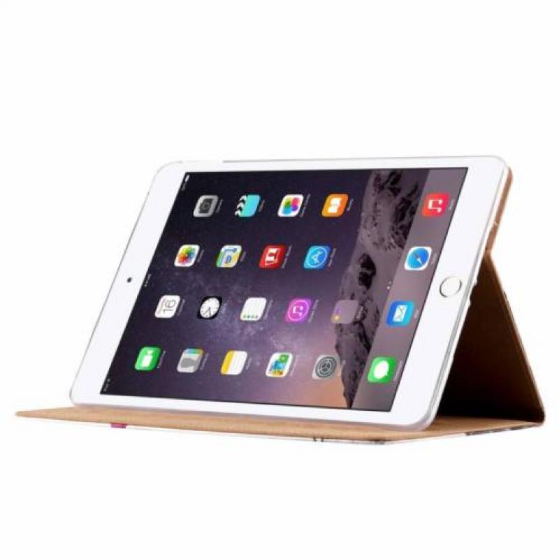 Ntech iPad Air 2 Boeddha & Bloem Design Booktype Kunstleer