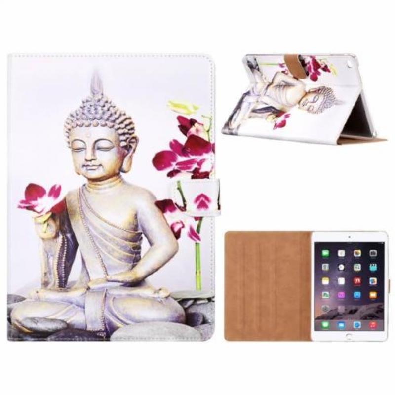 Ntech iPad Air 2 Boeddha & Bloem Design Booktype Kunstleer