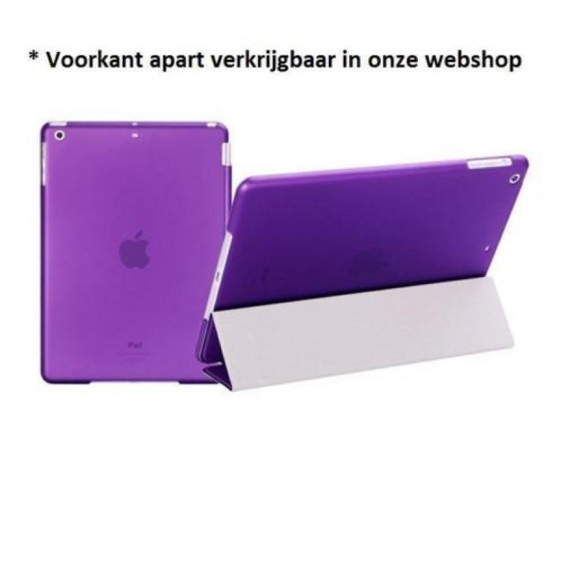 iPad Air 1 achterkant hoes hoesje case Doorzichtig - Paars