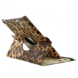 iPad Air 2 hoes roteerbaar bruine luipaard print
