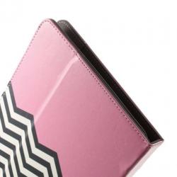 Chevrons op Roze boekstijl hoes