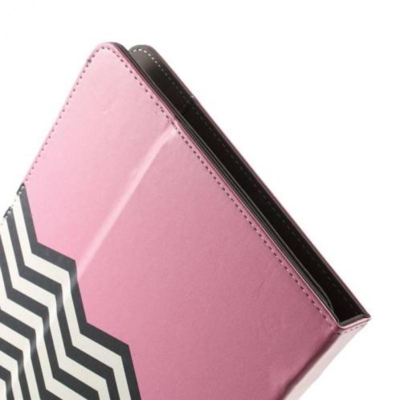 Chevrons op Roze boekstijl hoes