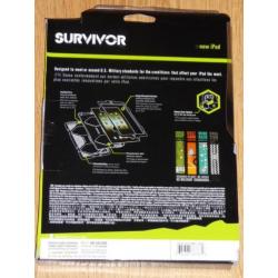 Griffin Survivor Apple iPad Air 1 hoes rood-zwart Case