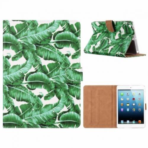 Ntech iPad mini 1 / 2 / 3 Blaadjes Design Booktype Kunstlee