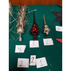 Kerst pieken, 8 stuks, diverse, zie foto's