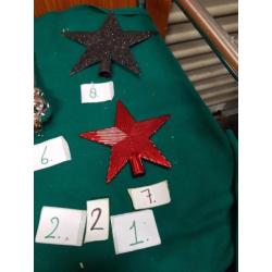 Kerst pieken, 8 stuks, diverse, zie foto's