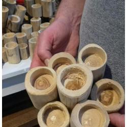 Hout kerst decoratie